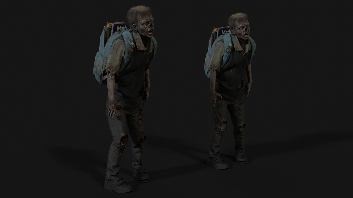 Gradeschooler Boy — American School Zombie Collection