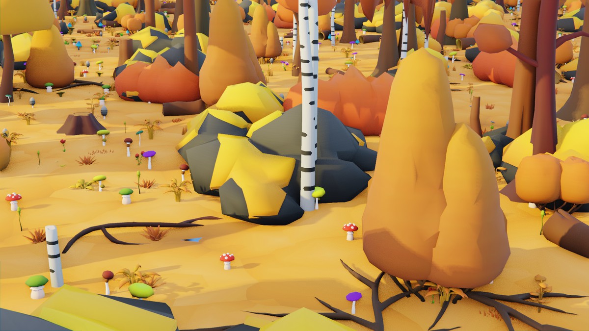 Low Poly Seasonal Forest Biome by IGS