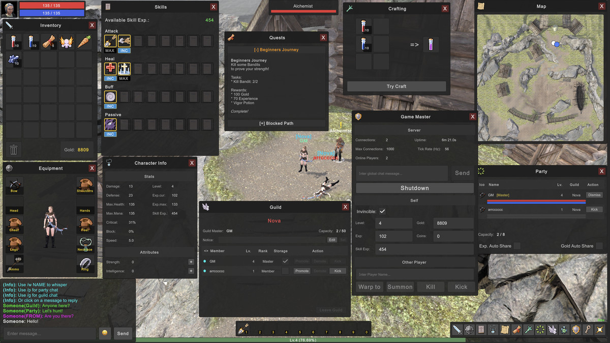 uMMORPG Definitive Edition - MMORPG Engine