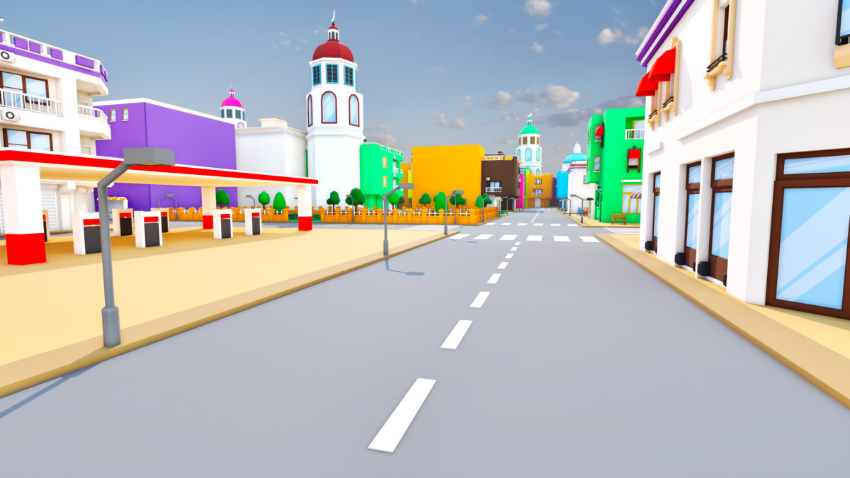 Modular Eastern City Low Poly Istanbul [Enterable Interior] [Desktop & Mobile]