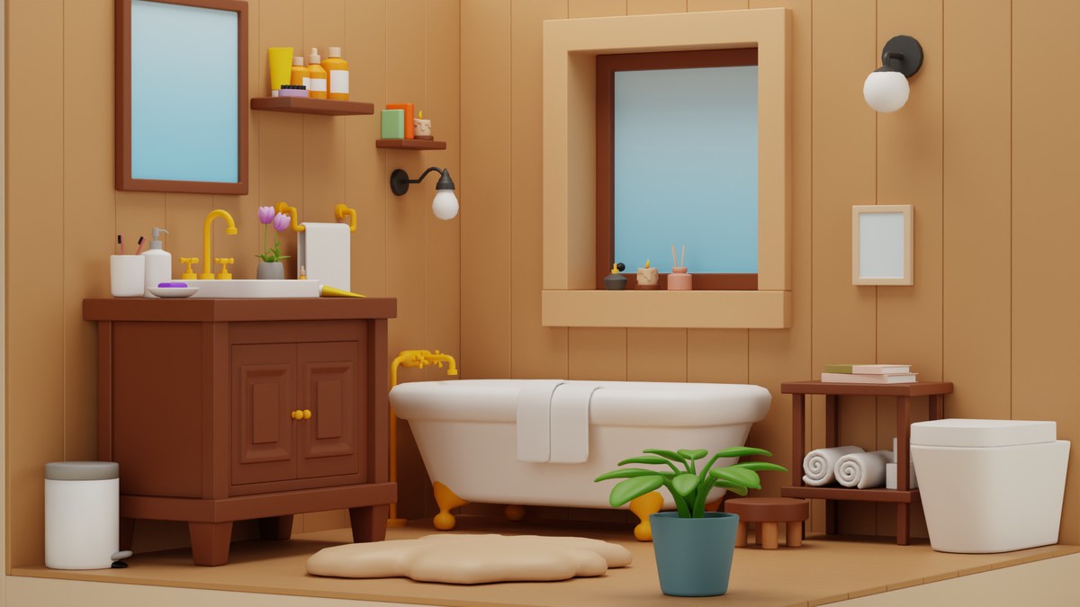 Cozy Room Props Bundle - Interior Props & Modular Parts 2