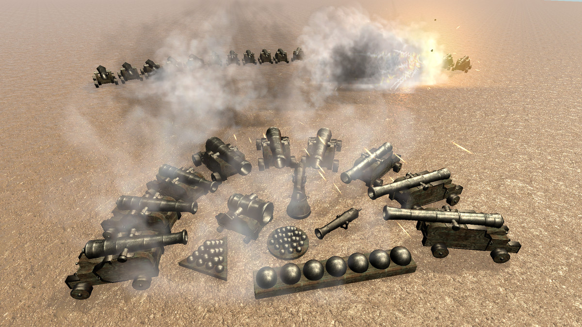 Cannon System Pro | 6 Animated & Destructible Cannons – Vol. 1