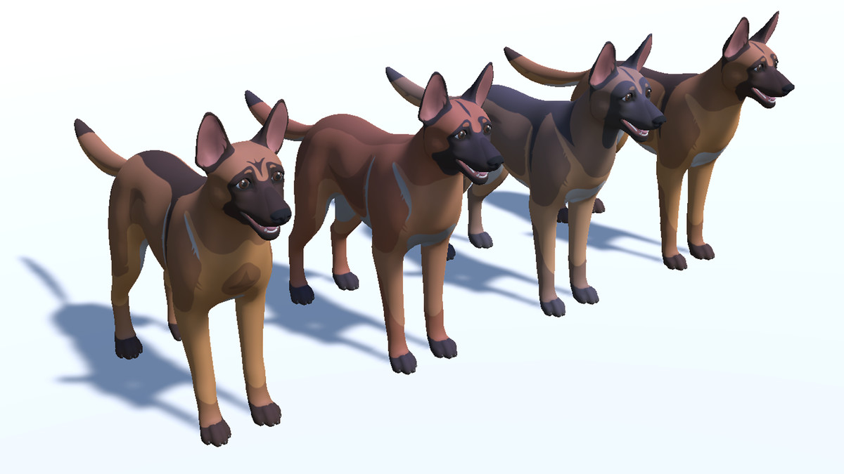 Cartoon Dog - Malinois
