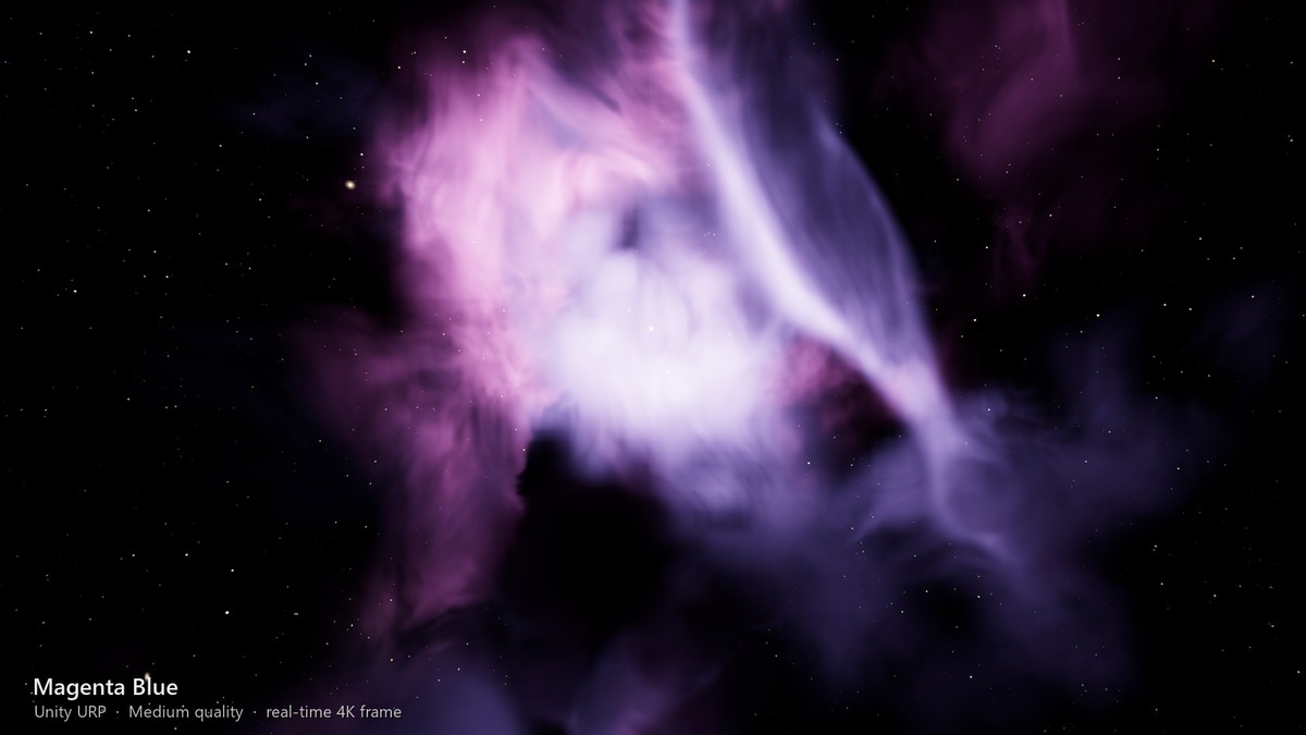 Volumetric Nebula Skyboxes 2 – 17 Fly-Through 3D Space Nebulae (URP & HDRP)