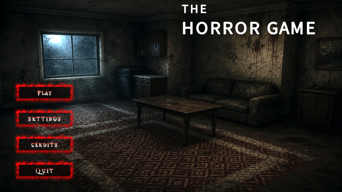 Dark/Horror Themed UI