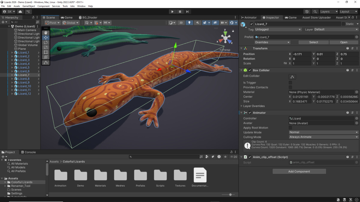 Colorful Lizards Pack