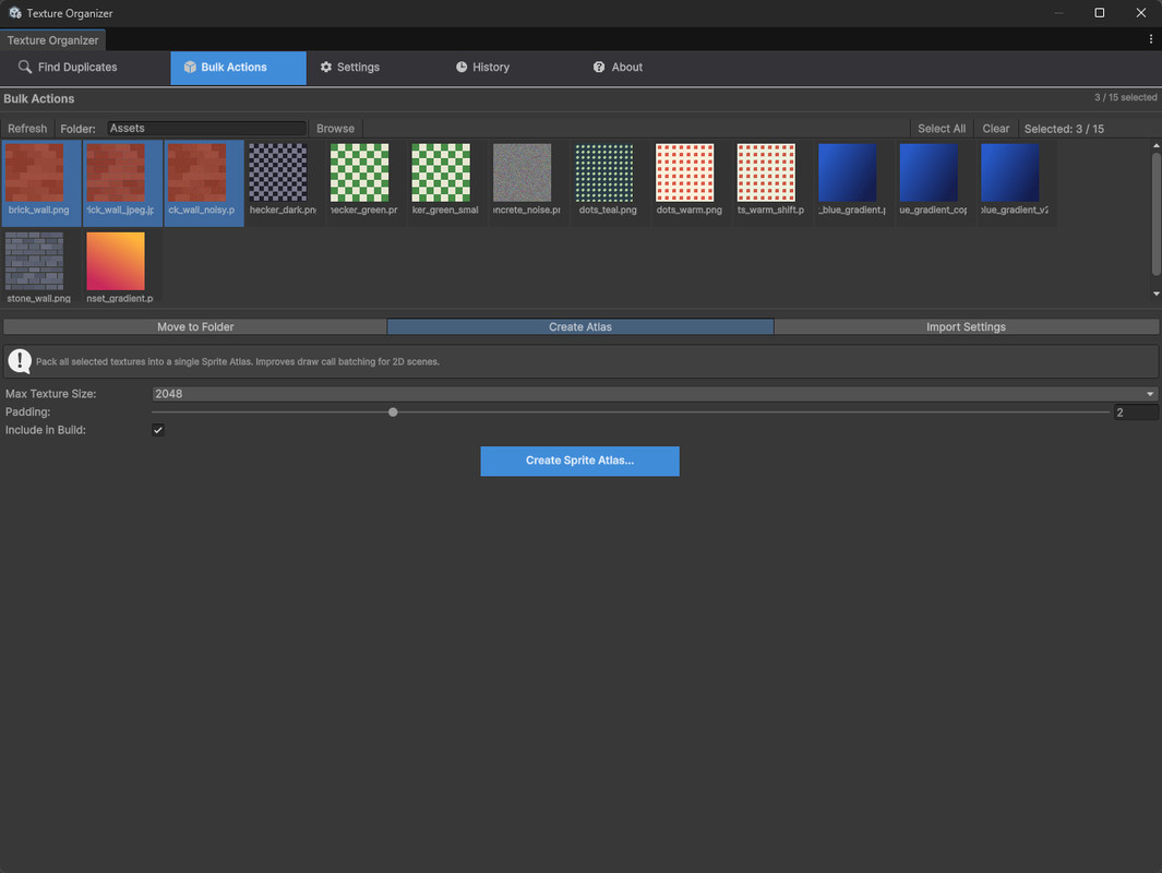 Texture Organizer