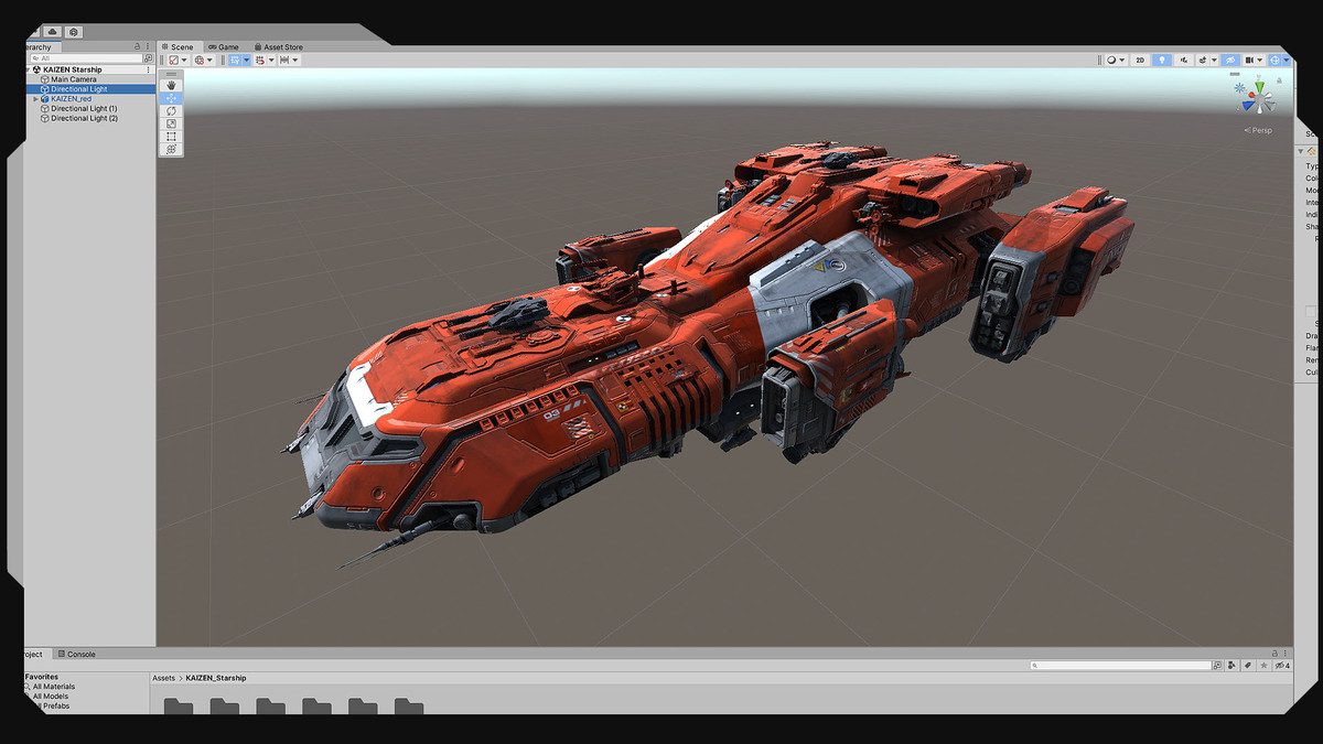 KAIZEN Starship Cruiser