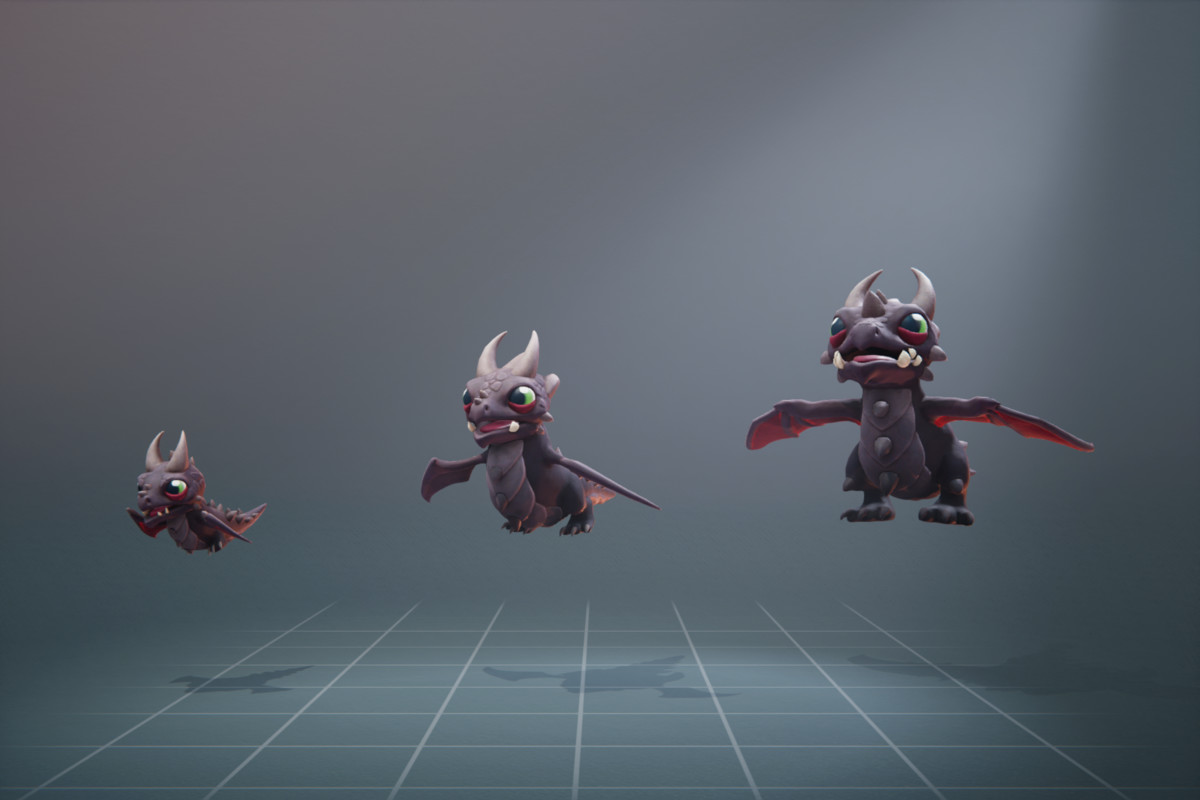 Shadow Dragon Family - Character + Animations