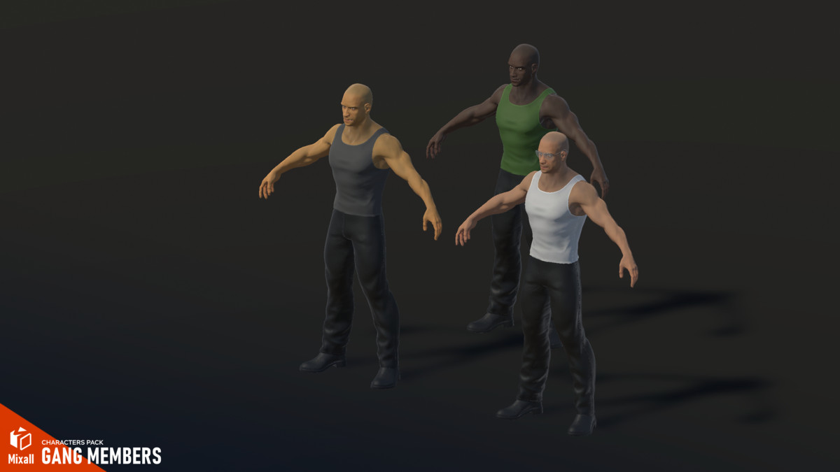 Gang members - characters pack