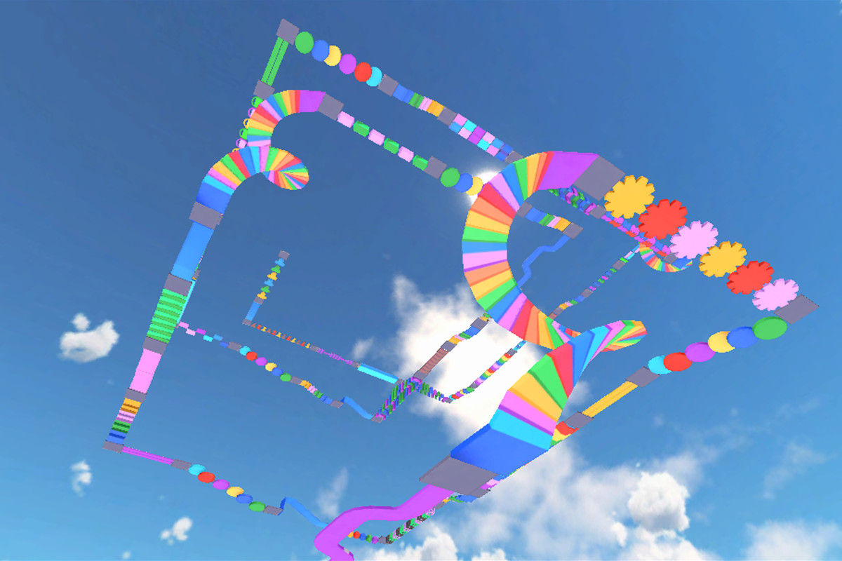 Modular 3D Parkour Obby Tower Environment– Platformer Level Builder (URP & HDRP)