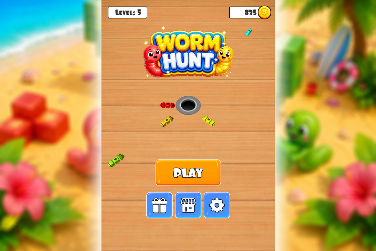 Worm Hunt - Complete Mobile Game Template