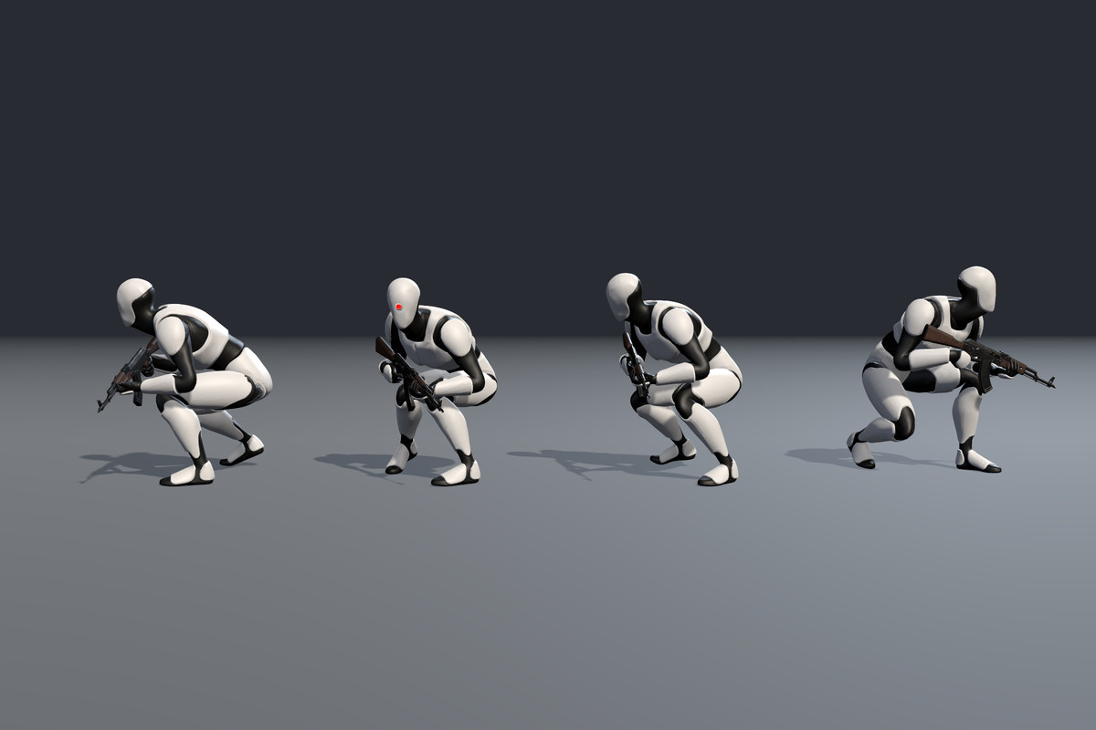 Crouch Rifle Animation