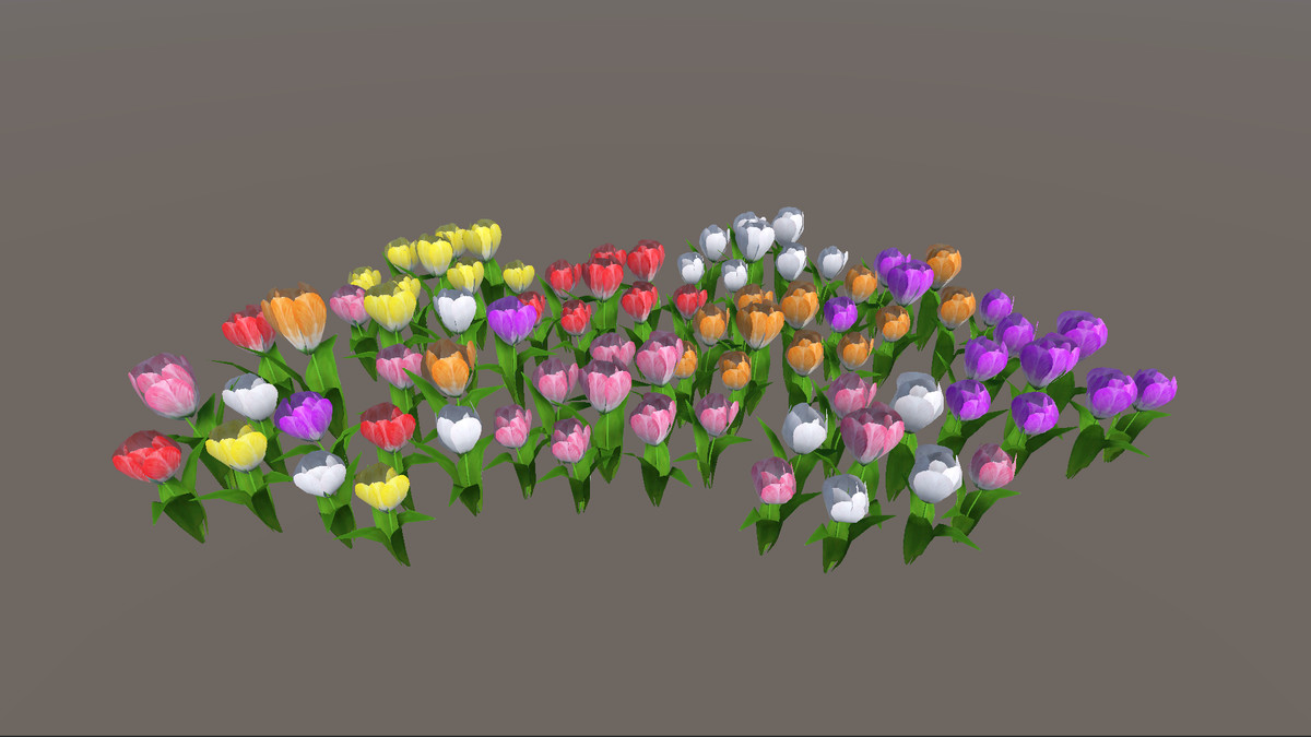 Stylized Hand-Painted Plant & Flower Pack