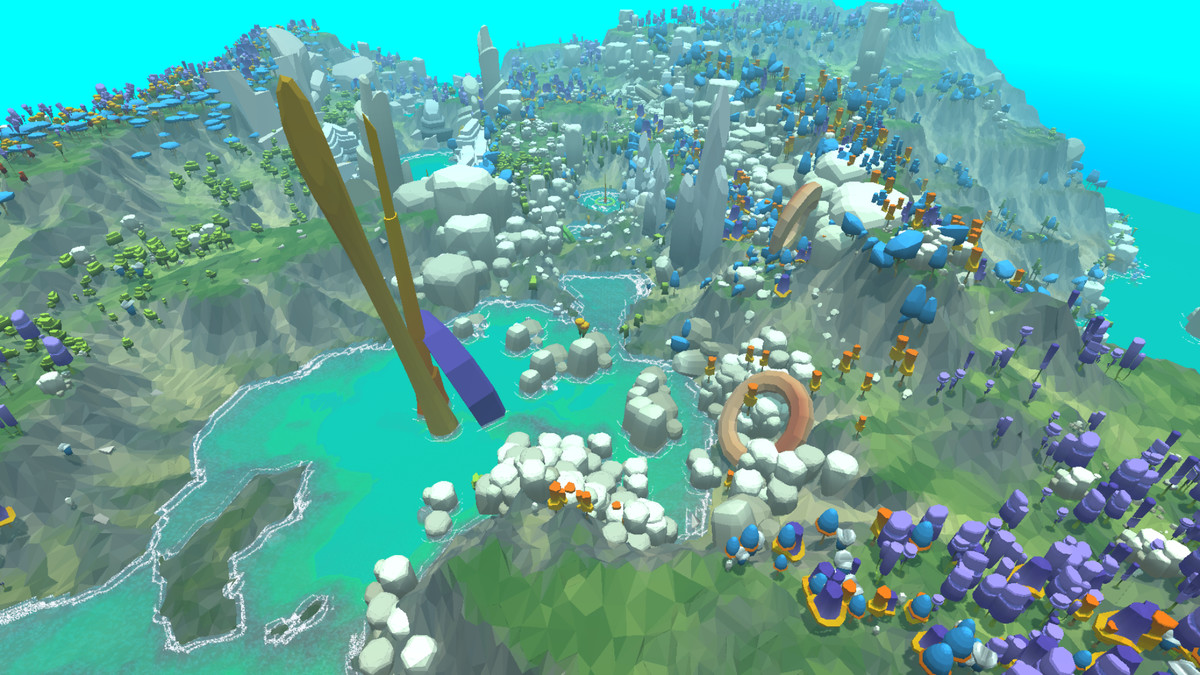 Low Poly Stylized Tiny Forest