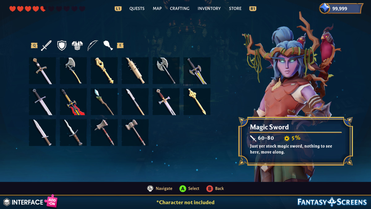 Fantasy Screens Add-On - Synty INTERFACE - GUI