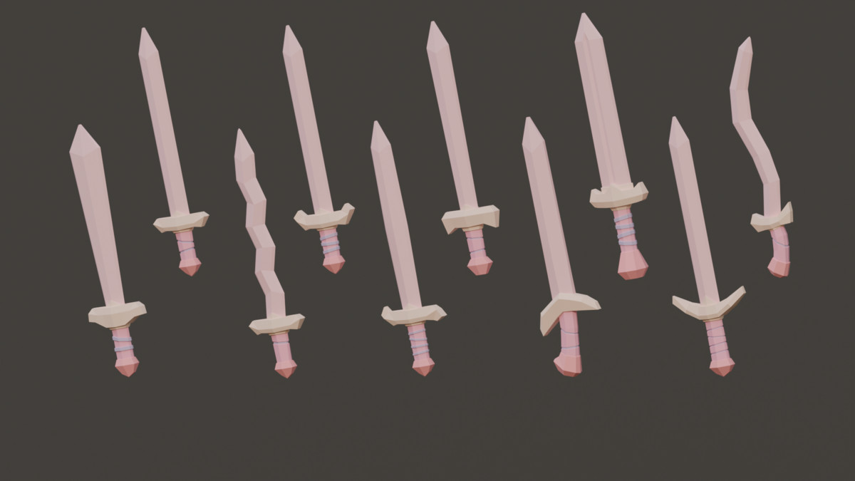 Fantasy Melee Weapons - Low Poly Pack