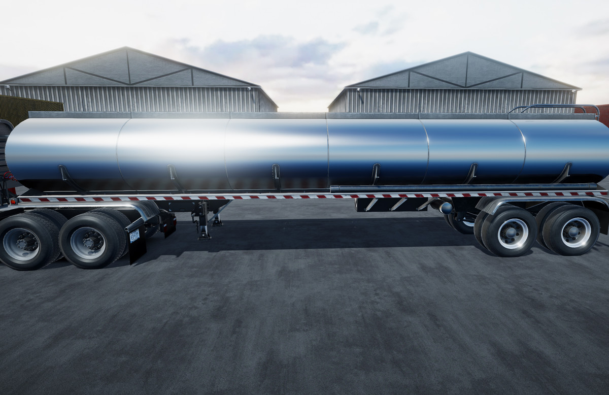 80s Semitruck Tanker