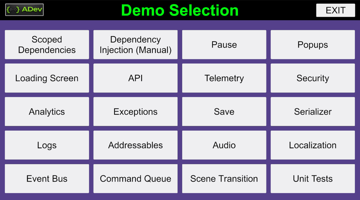 Code Architecture Starter Template