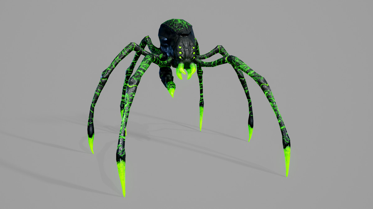 Stylized_Spider_5 7 Skin Variants Pack