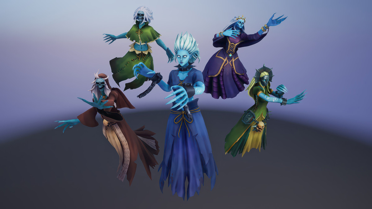 Stylized Fantasy Undead Characters Bundle