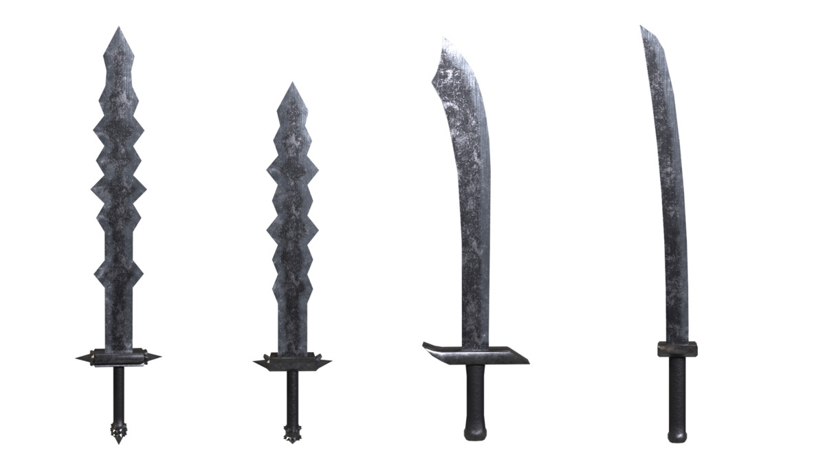 Modular Melee Swords & Shields Pack | Low Poly Stylized Procedural Weapon Pack