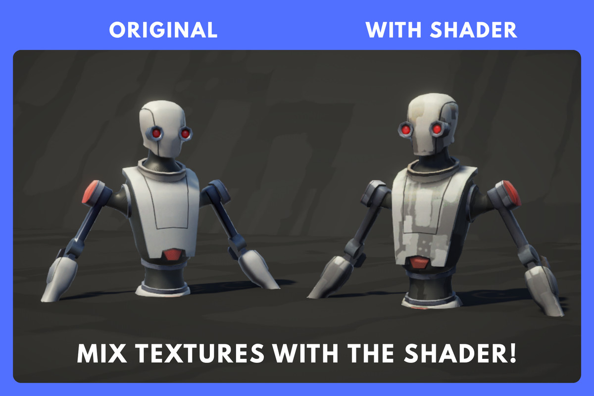 Handpainted Shader and Pencil Texture