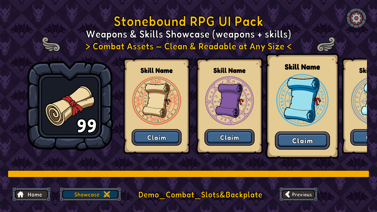 Stonebound RPG UI Pack