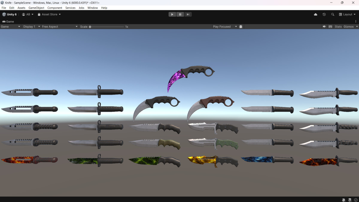 Customizable Knife Pack