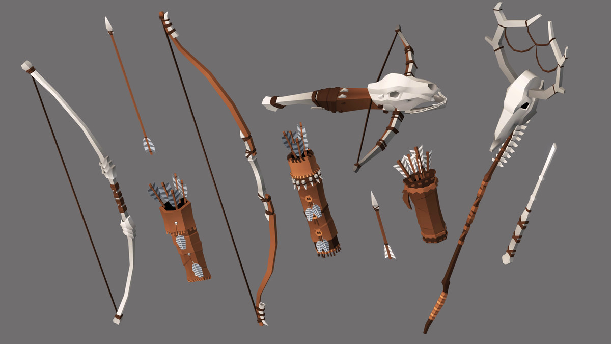 Low-Poly Medieval Fantasy - Advanced Weapons