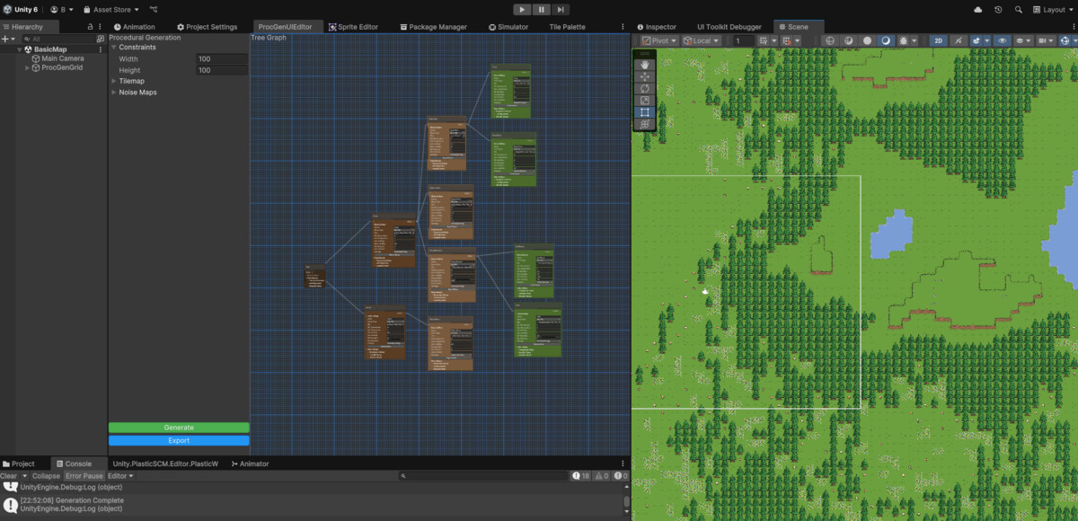 2D Procedural Generator Editor