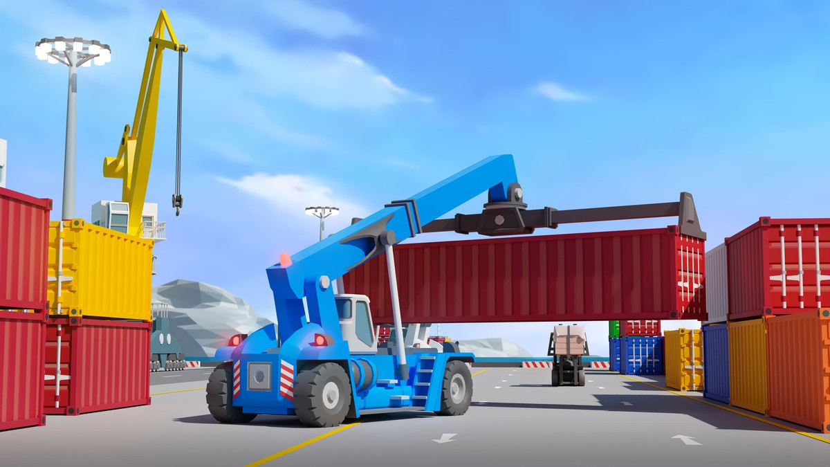 Port - Low Poly 3D Models Pack