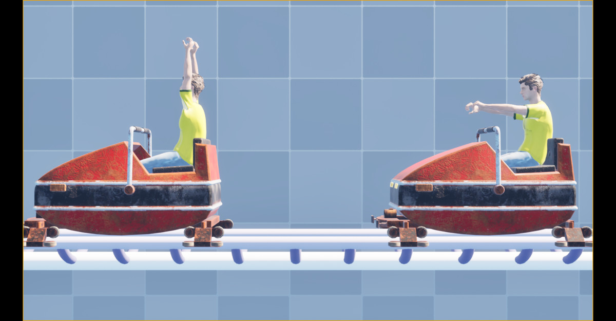 Roller Coaster NPC Animation