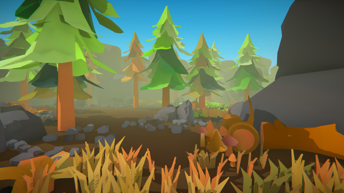 Polygonal Woodlands Nature Asset Package