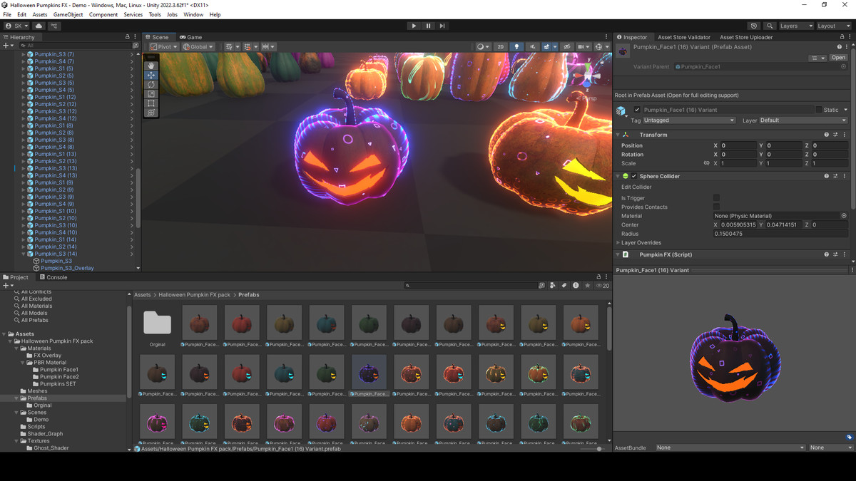 Halloween Pumpkins Fantasy Pack