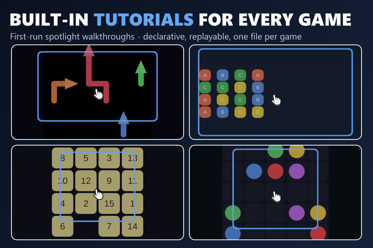 Mini Game Templates Puzzles 2.0 - 10 Puzzles Starters for Unity