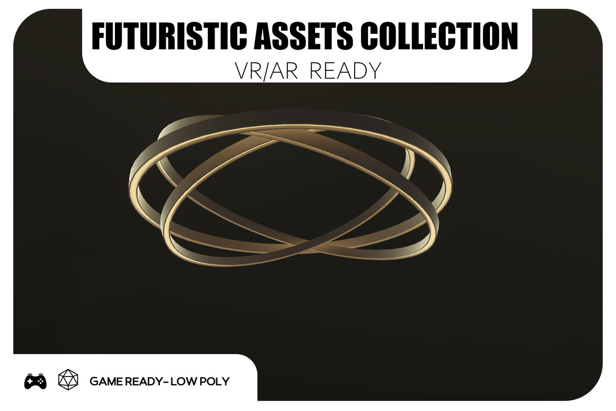 Futuristic Assets Collection (The Pearl) – VR/AR Ready