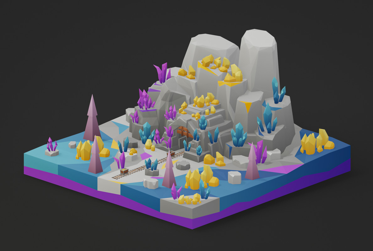 Low Poly Fantasy Locations