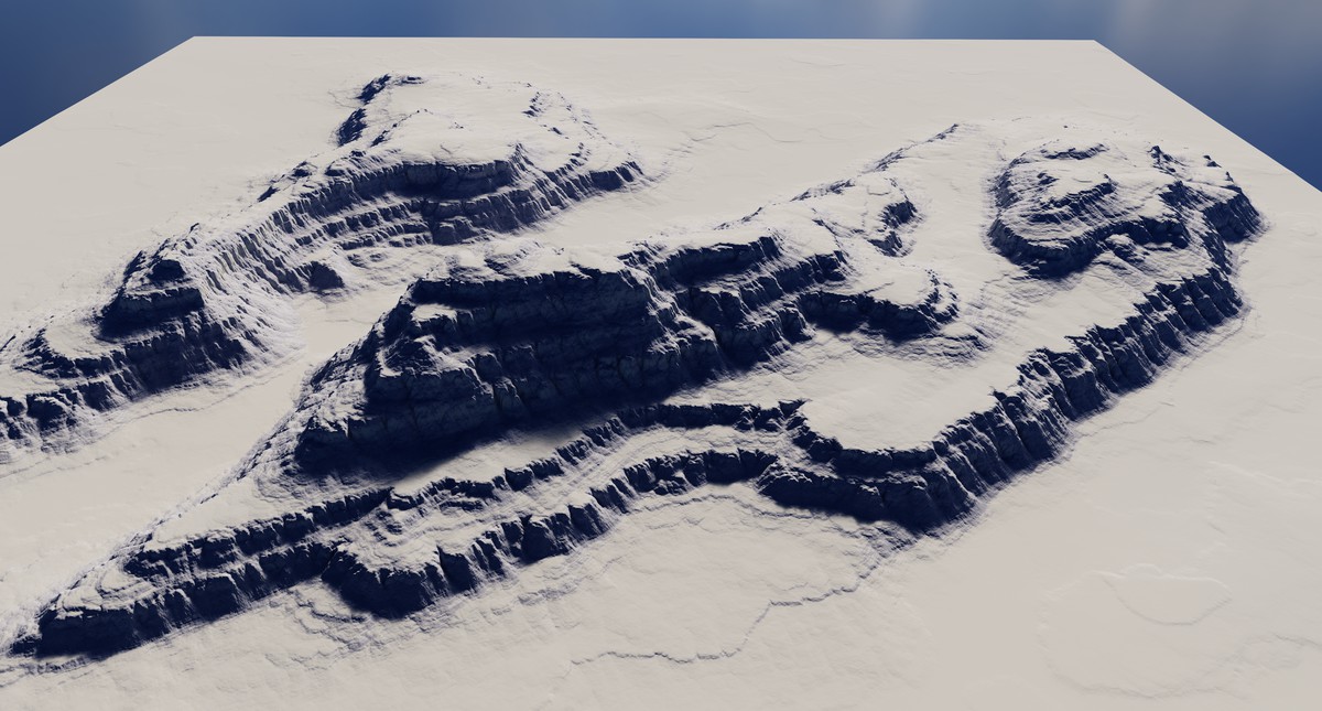 Terraced Canyon Shapes - StampIT!