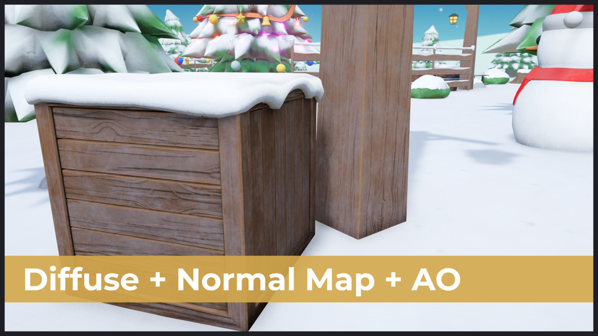 Winter & Christmas Low Poly Package