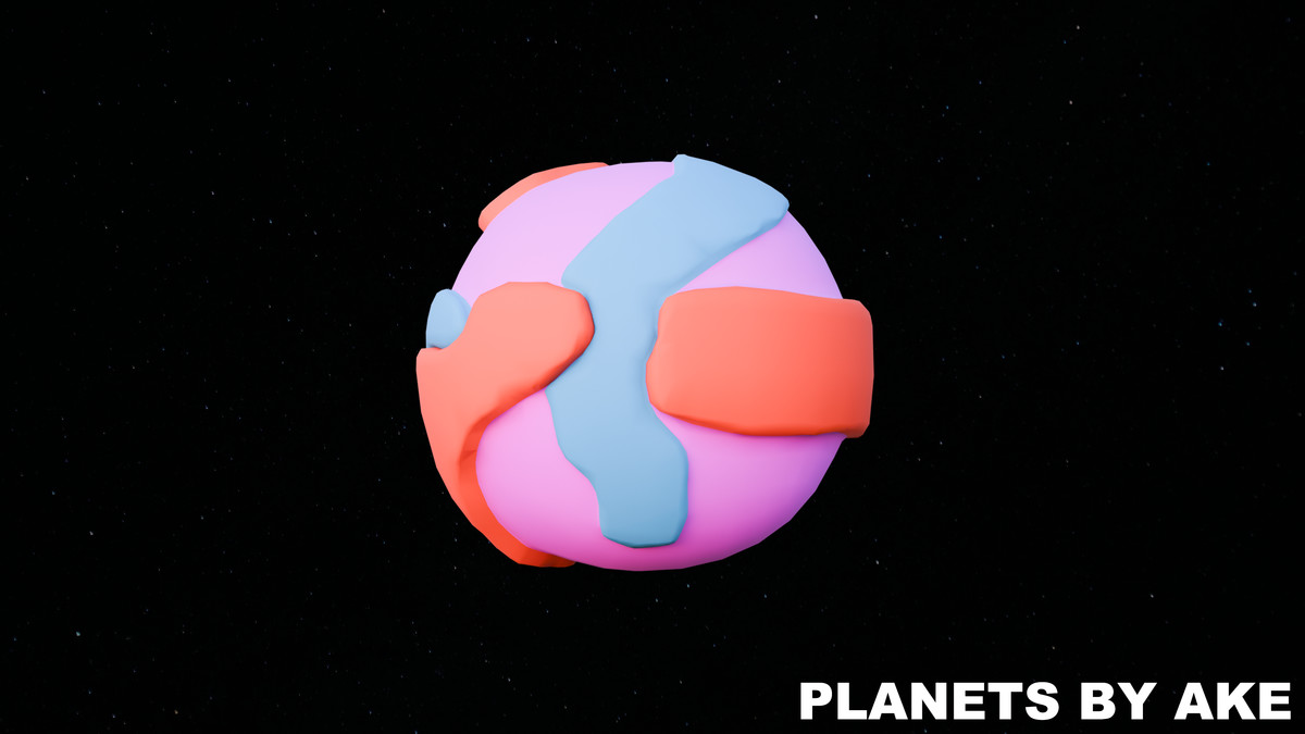 Planets - Stylized Low Poly Asset Pack by Ake