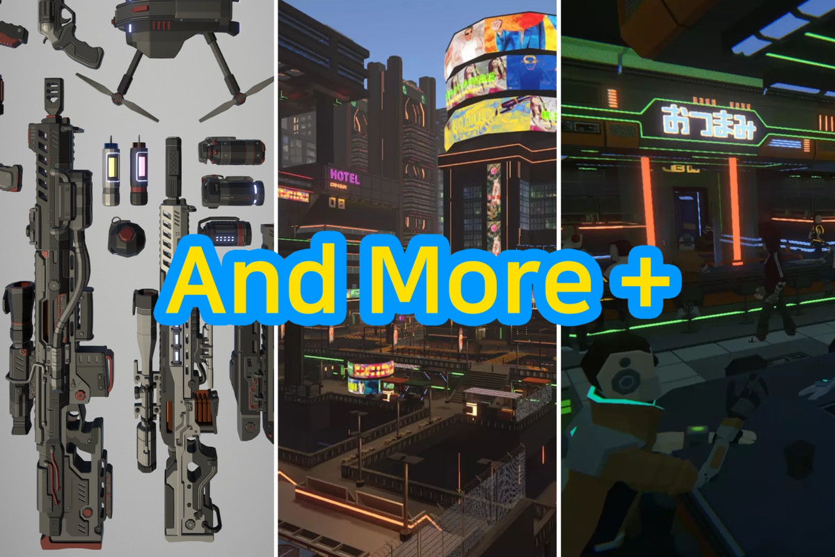 Cyberpunk Bundle - Low Poly