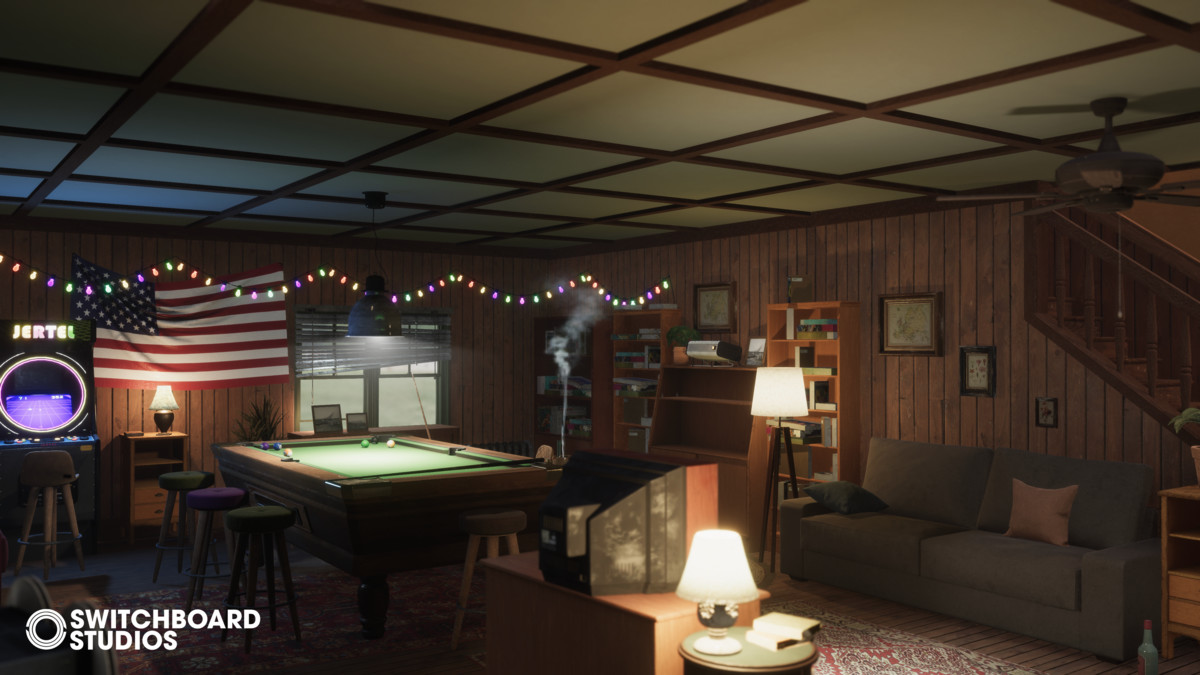 Board Game Room Interior