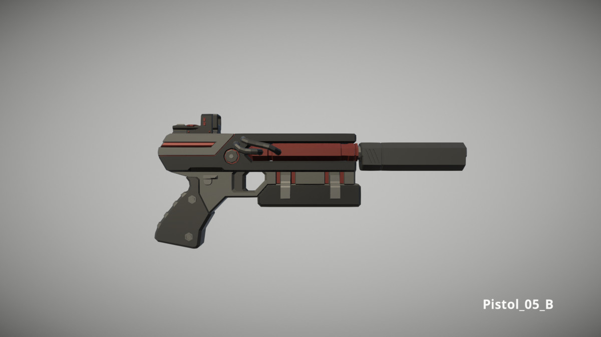 Cyberpunk Armory - Low Poly