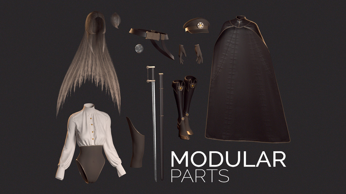 Lyanna - Steampunk Commander Elf Girl