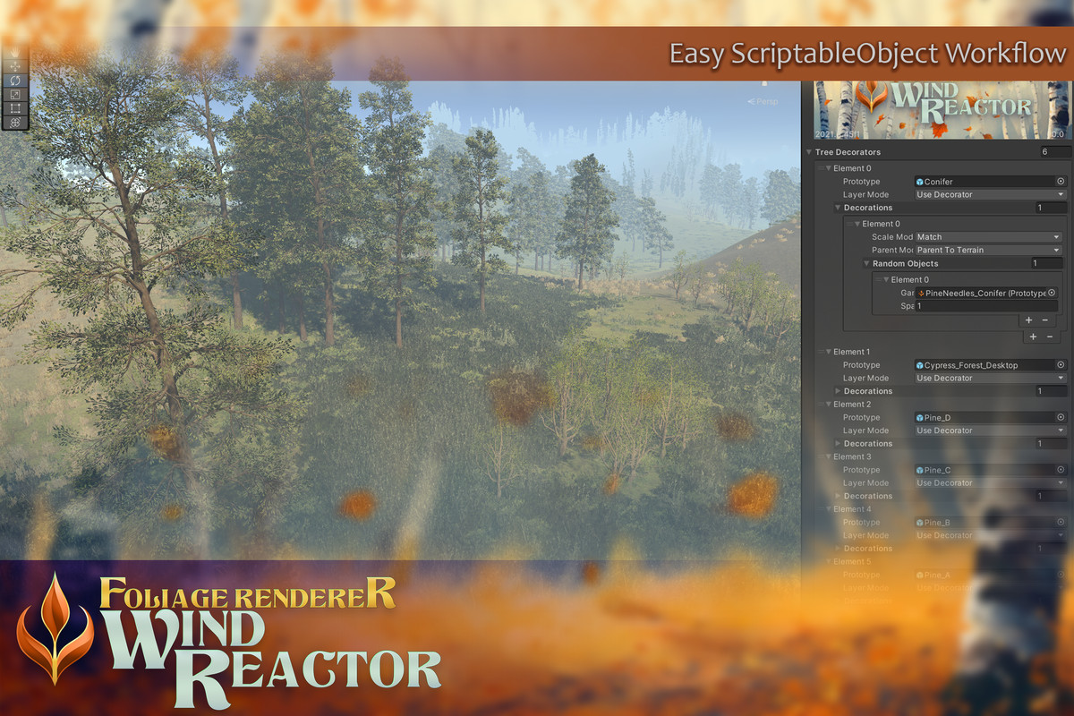 Foliage Renderer - Wind Reactor
