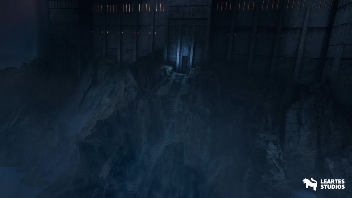 Haunted Prison Environment ( Exterior + Interior , Modular)