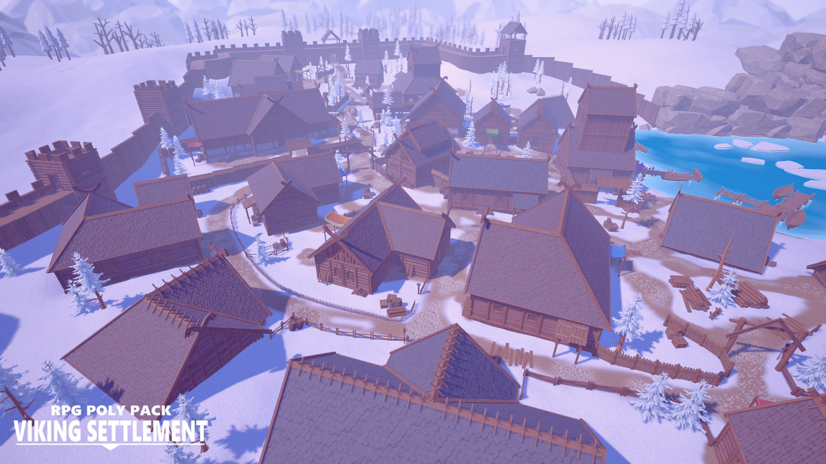 RPG Poly Pack - Viking Settlement