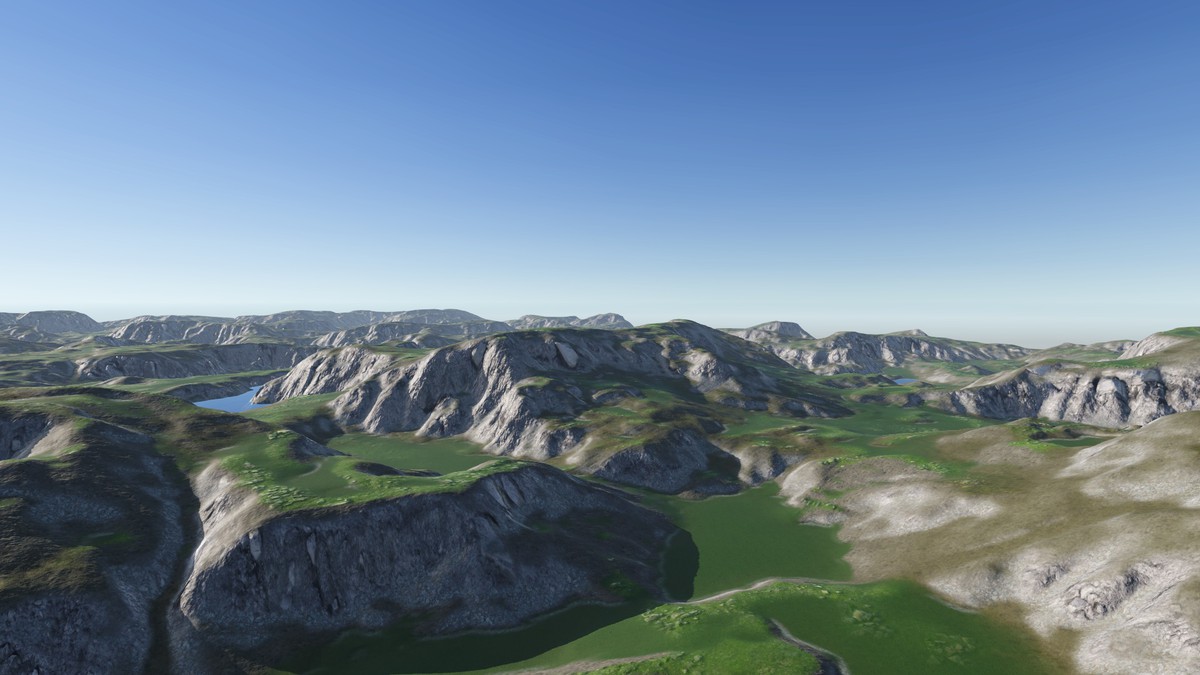 Procedural Mountains & Rivers 8K - 37 Terrains