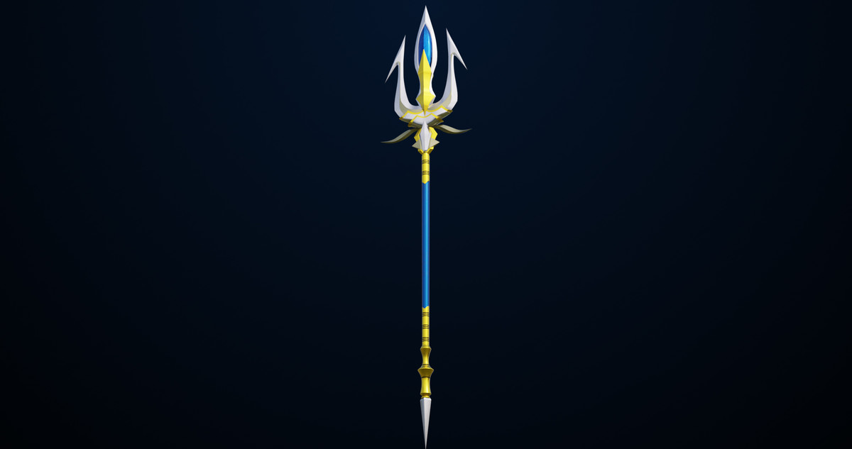 6 Fantasy Trident Bundle URP HDRP Textures